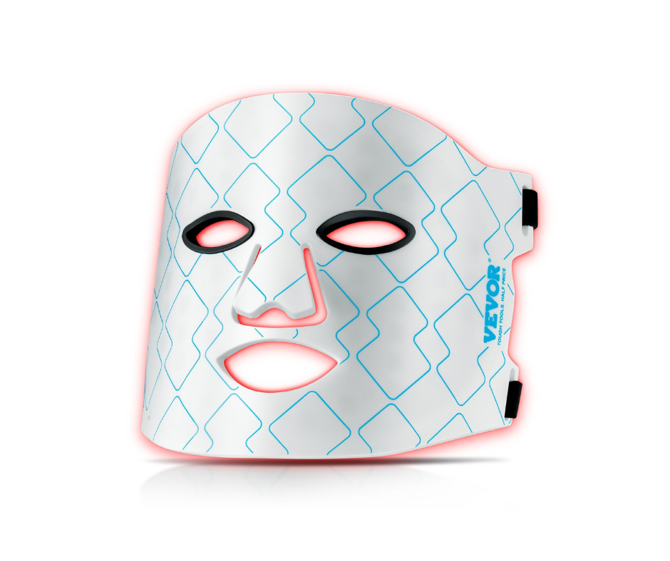 VEVOR 7-Color LED NIR Red Light Therapy Mask