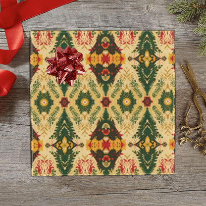 Golden Ankara Ornament Holiday Wrapping Paper (3 Rolls)