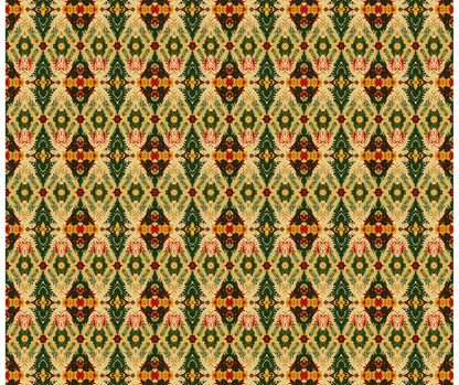 Golden Ankara Ornament Holiday Wrapping Paper – Premium Gloss Finish