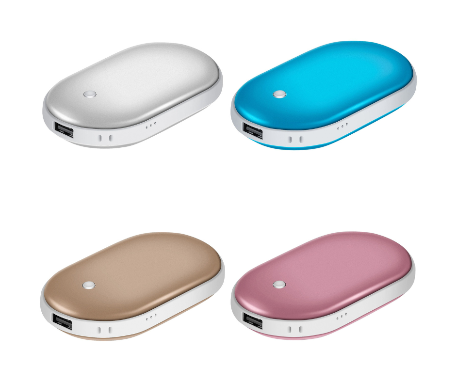CozyHeat™ 5000mAh Hand Warmer + Power Bank | Dual-Sided Heat, Fast USB
