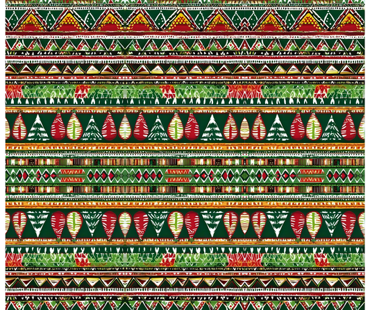 African Geometric Holiday Wrapping Paper (4 Rolls)