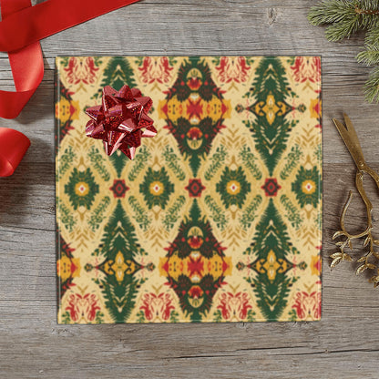 Golden Ankara Ornament Holiday Wrapping Paper (2 Rolls)