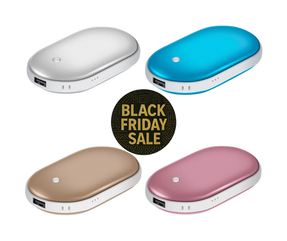 CozyHeat™ 5000mAh Hand Warmer + Power Bank | Dual-Sided Heat, Fast USB
