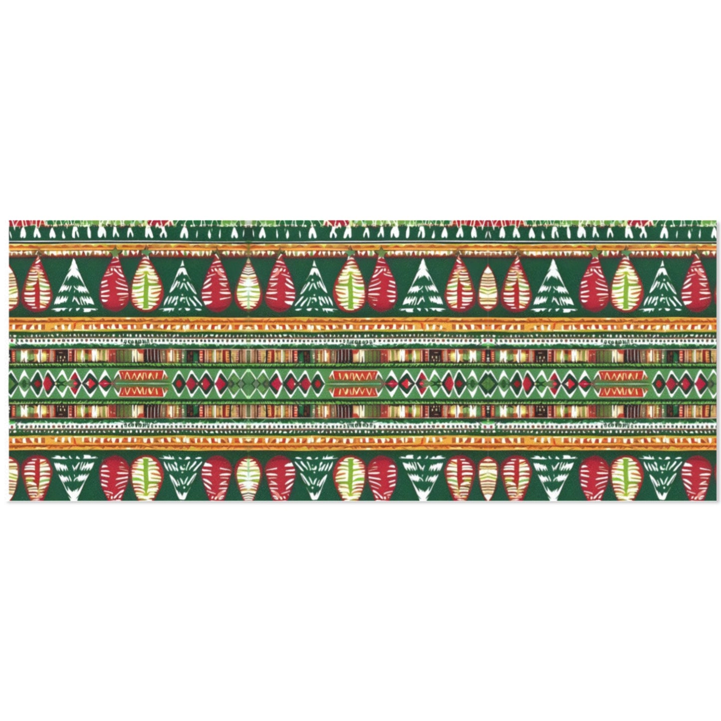 African Geometric Holiday Wrapping Paper