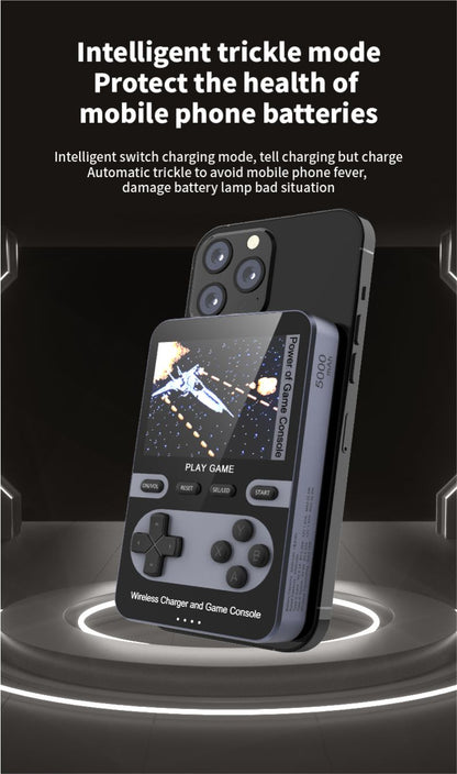 Retro 3-in-1 Game Console Power Bank – Pink