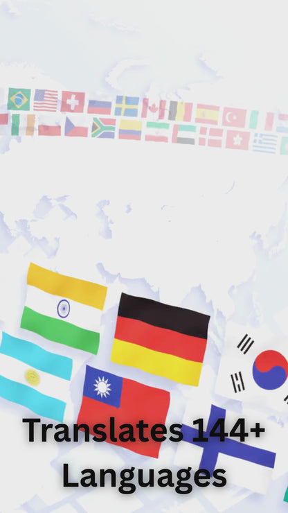 TWS-F8 Ear Mounted True Wireless Headset | Language Translation Bluetooth 5.3