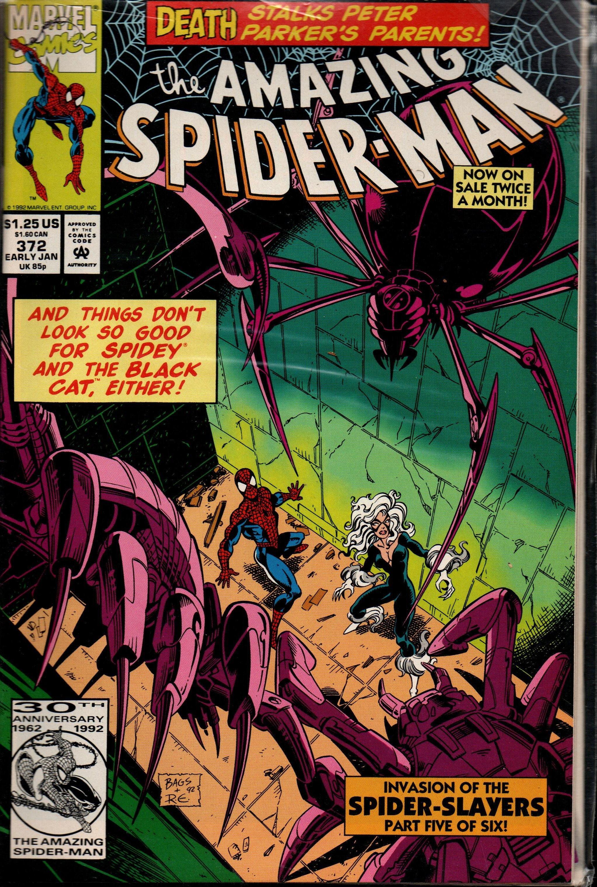 THE AMAZING SPIDER-MAN #372 (1963) JAN 1992