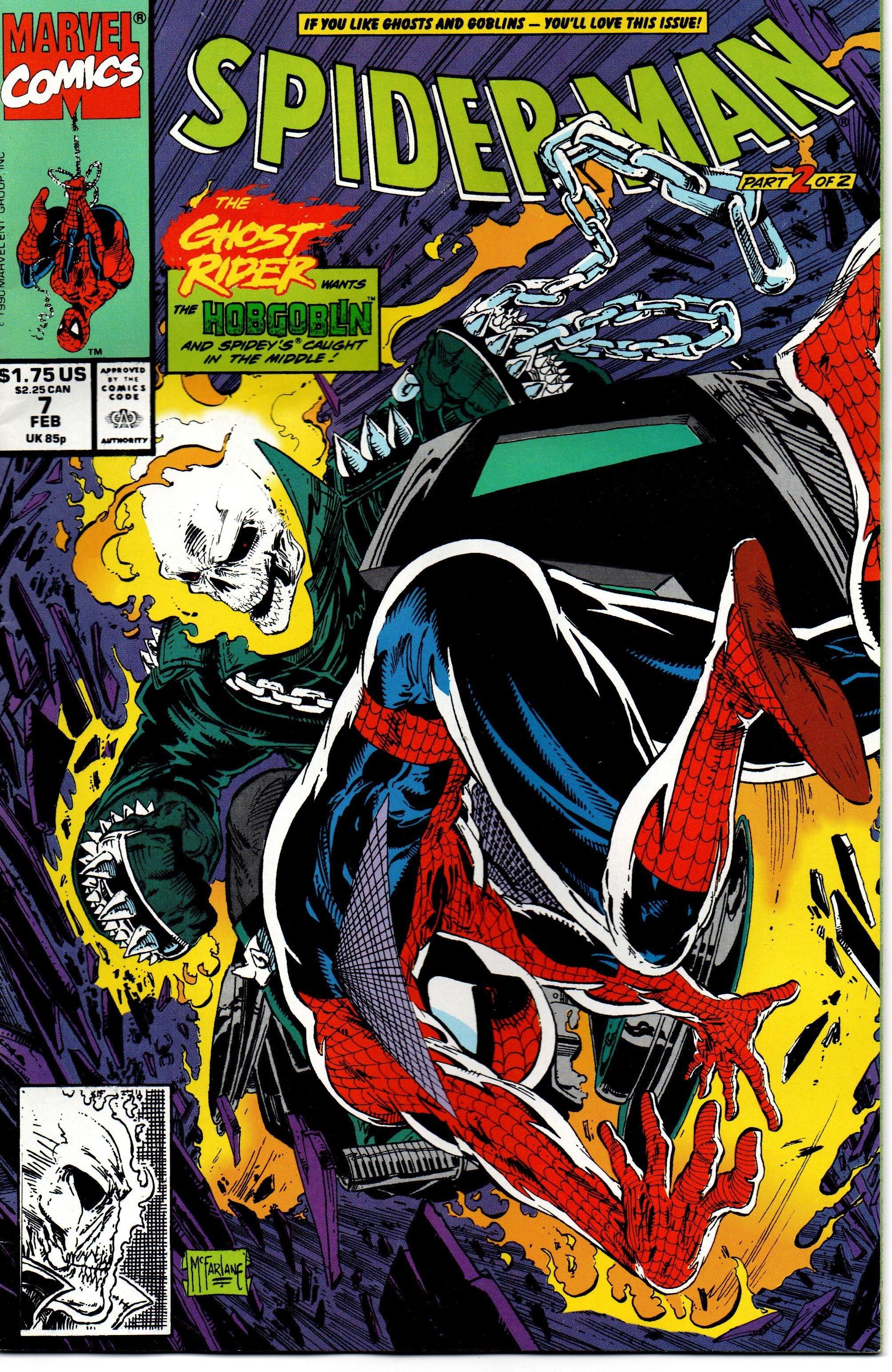 SPIDER-MAN # 7 (1990) FEB 1990 [USED]