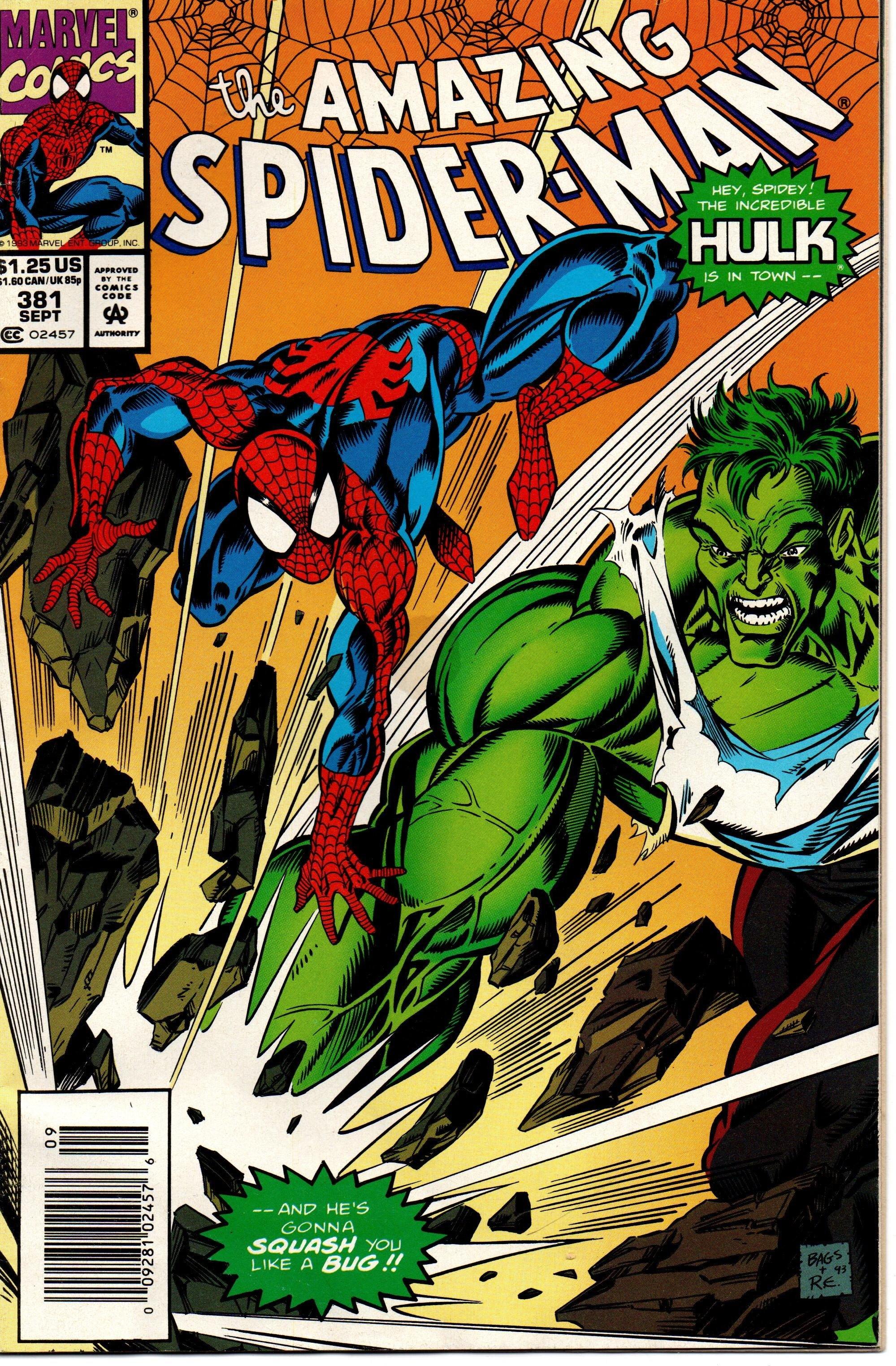 THE AMAZING SPIDER-MAN #381 (1963) Sep 1993