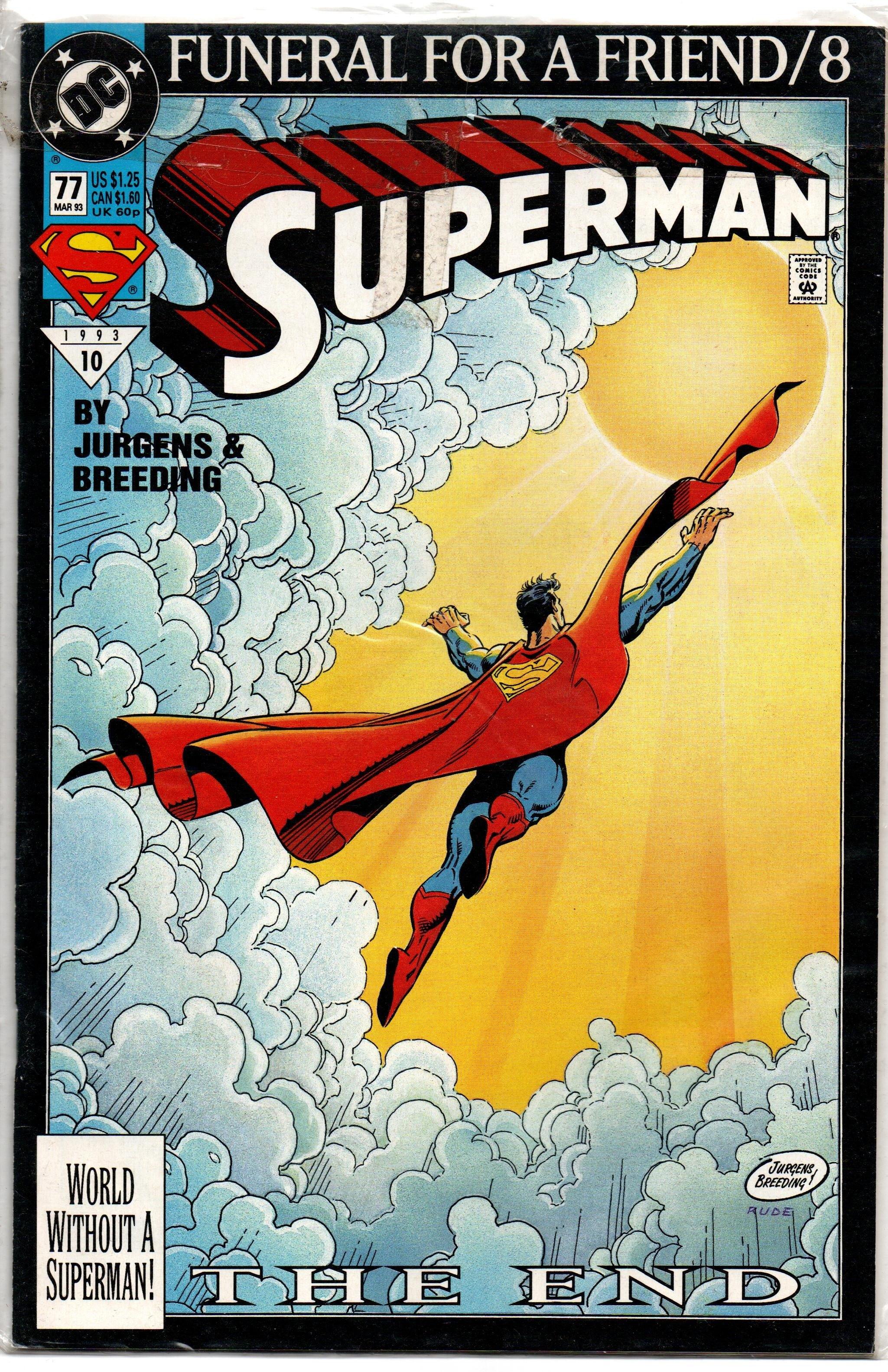 SUPERMAN # 77 (2ND SERIES 1987) MAR 1993
