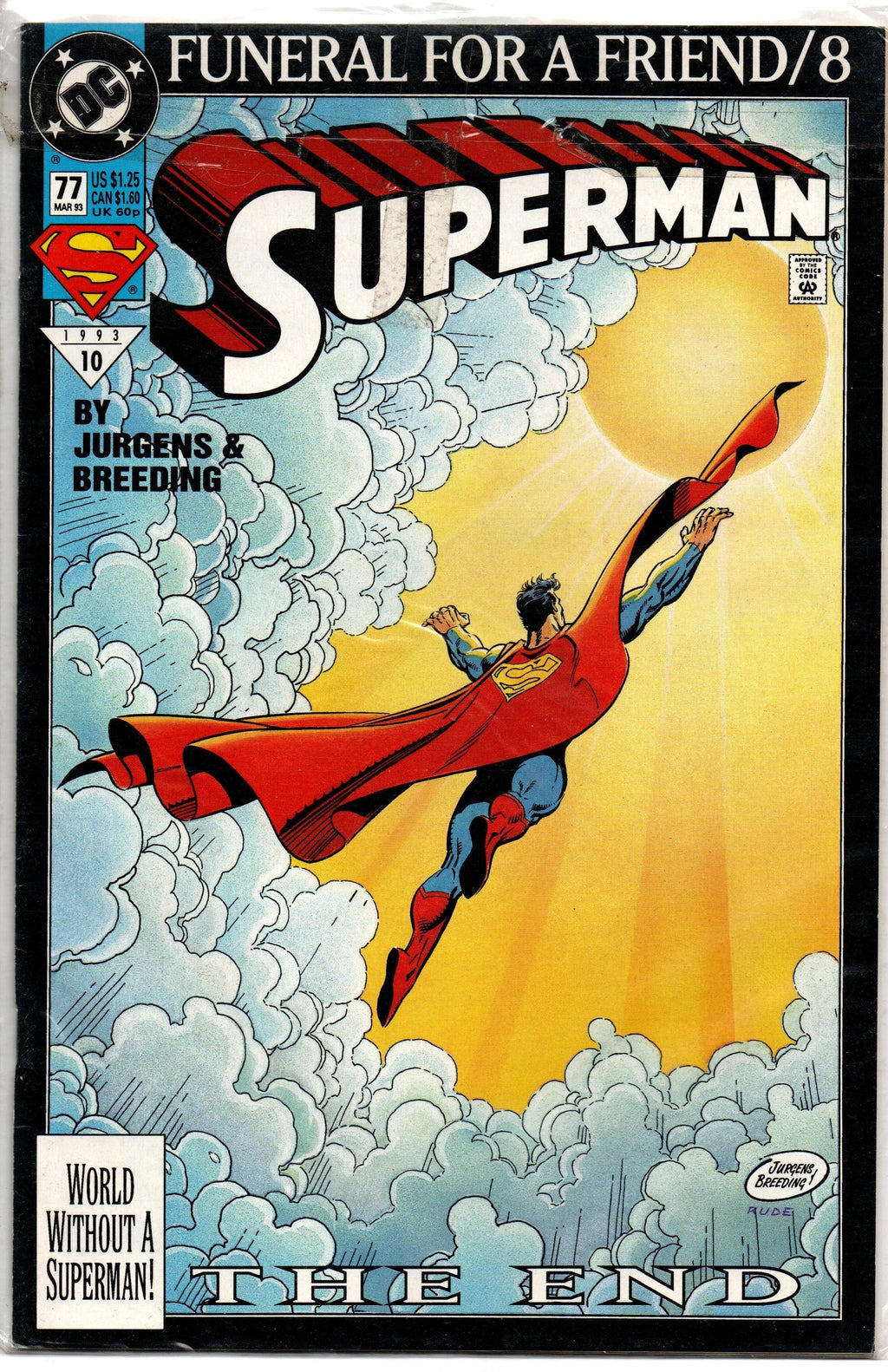 SUPERMAN # 77 (2ND SERIES 1987) MAR 1993