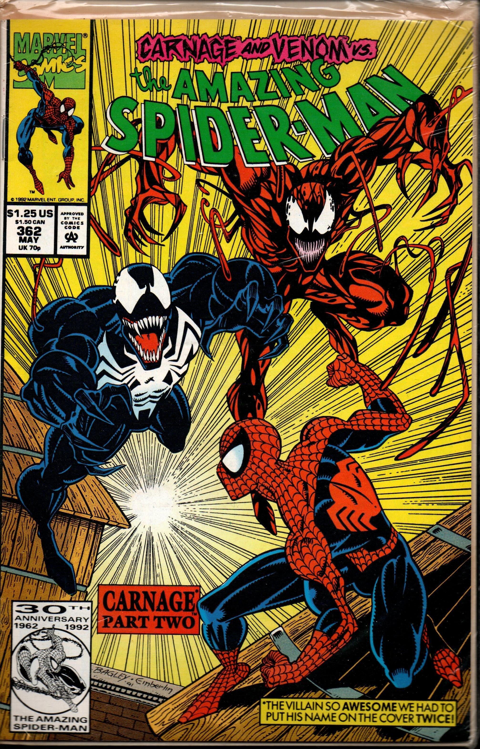 THE AMAZING SPIDER-MAN #362A (1963) MAY 1992
