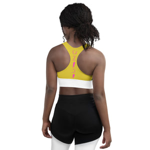 OZIDI "African Bloom" Longline sports bra