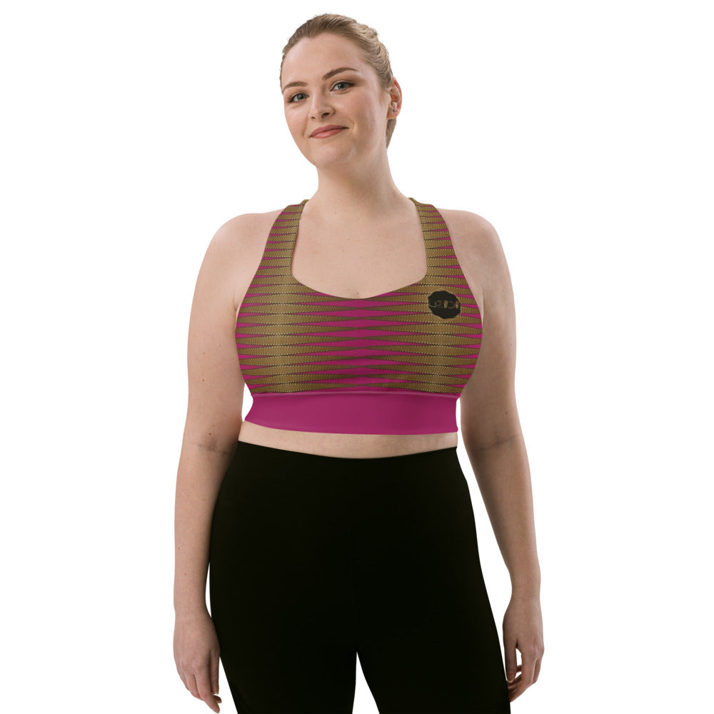 OZIDI "Nkrumah's Pencil" Longline sports bra