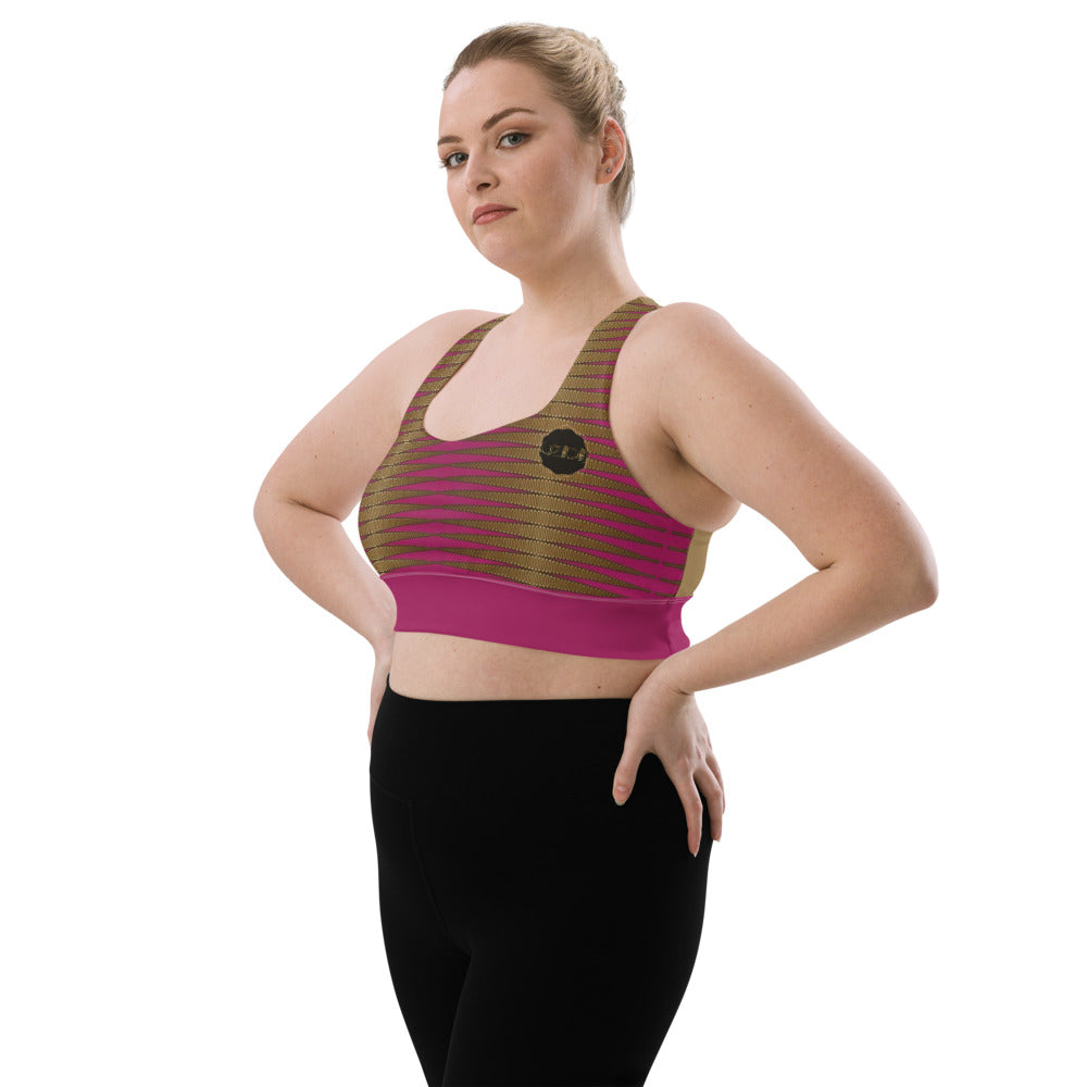 OZIDI "Nkrumah's Pencil" Longline sports bra