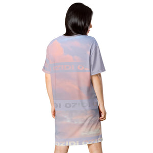OZIDI "Beautiful Skys" T-shirt dress