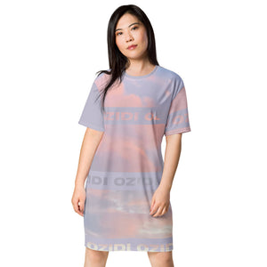 OZIDI "Beautiful Skys" T-shirt dress