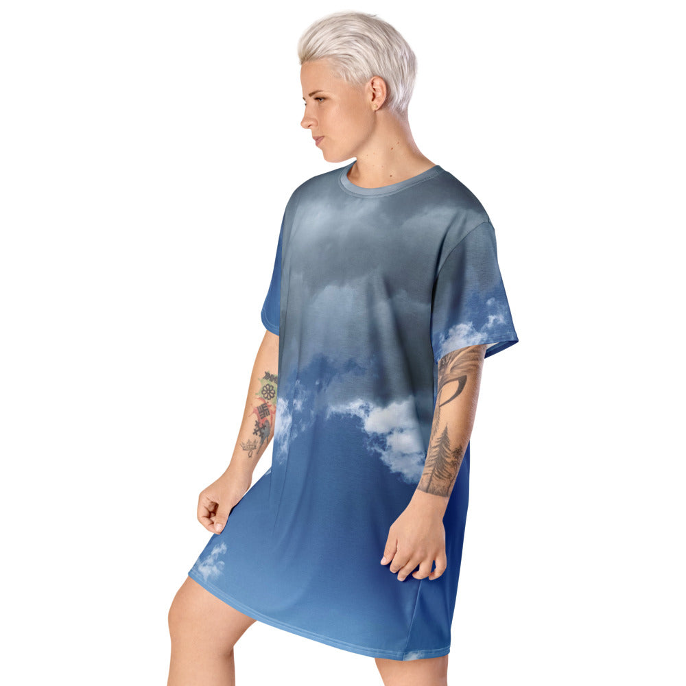 OZIDI "Partly Cloudy" T-shirt dress