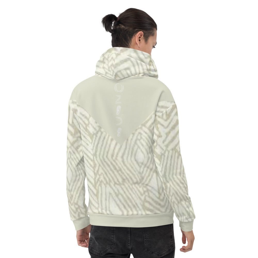 OZIDI "Tribal White" Unisex Hoodie