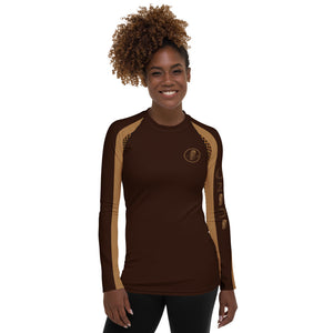 OZIDI "Akpirikpa Azu Fish Scales" Women's Rash Guard