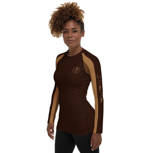 OZIDI "Akpirikpa Azu Fish Scales" Women's Rash Guard