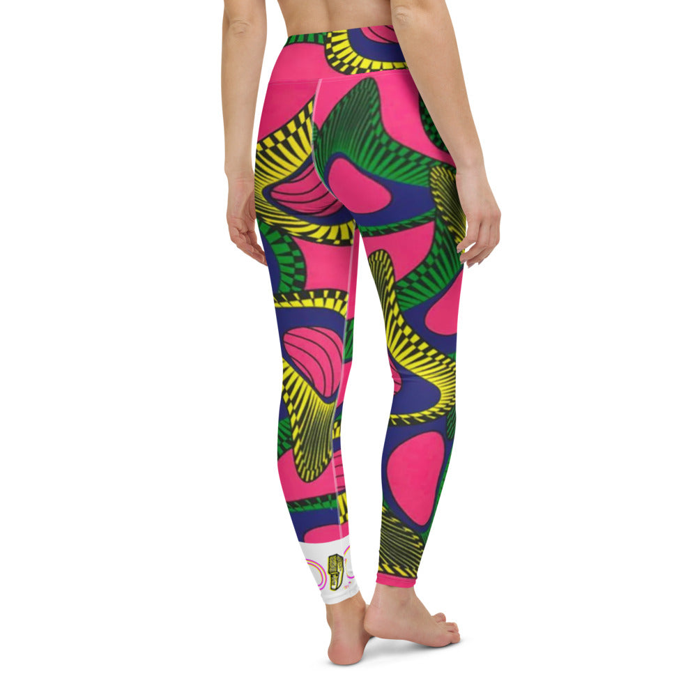OZIDI "African Bloom" Yoga Leggings