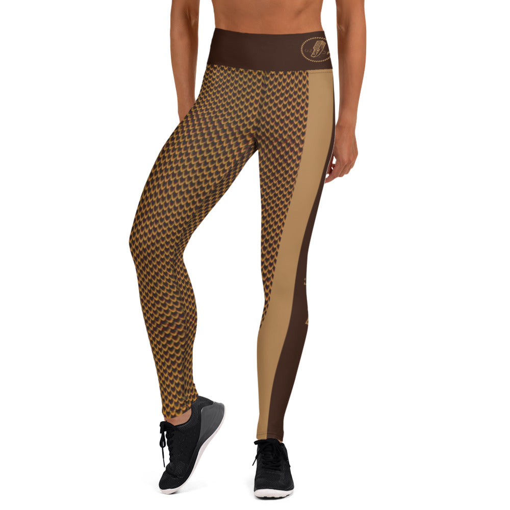 OZIDI "Akpirikpa Azu Fish Scales" High Waisted Yoga Leggings