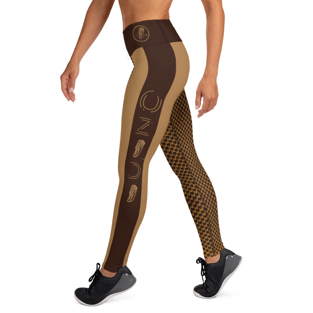 OZIDI "Akpirikpa Azu Fish Scales" High Waisted Yoga Leggings