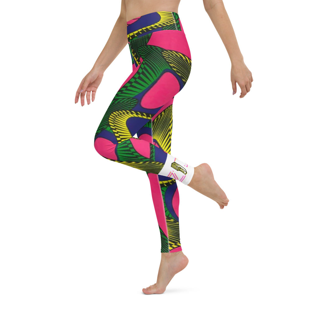 OZIDI "African Bloom" Yoga Leggings