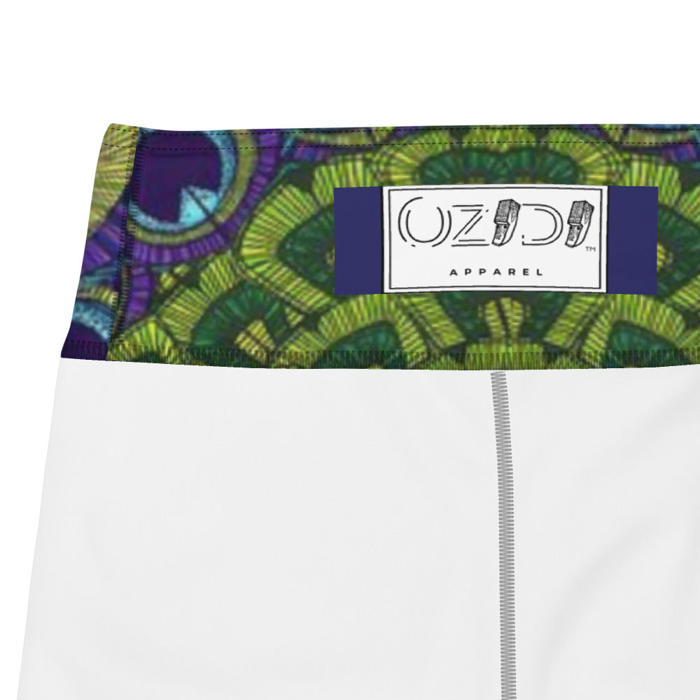 OZIDI "Peacock Ocean" Yoga Leggings