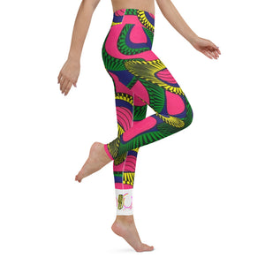 OZIDI "African Bloom" Yoga Leggings