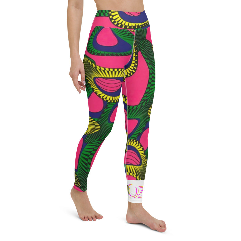 OZIDI "African Bloom" Yoga Leggings