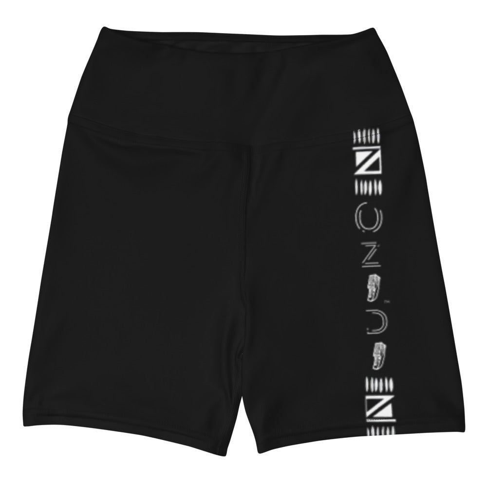 OZIDI "Tribal Black" Yoga Shorts