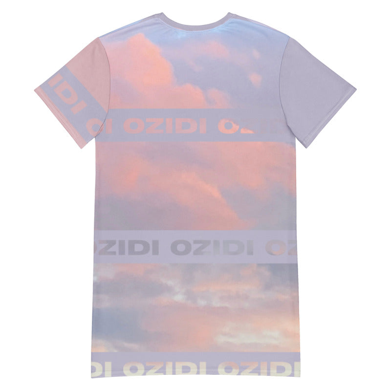 OZIDI "Beautiful Skys" T-shirt dress