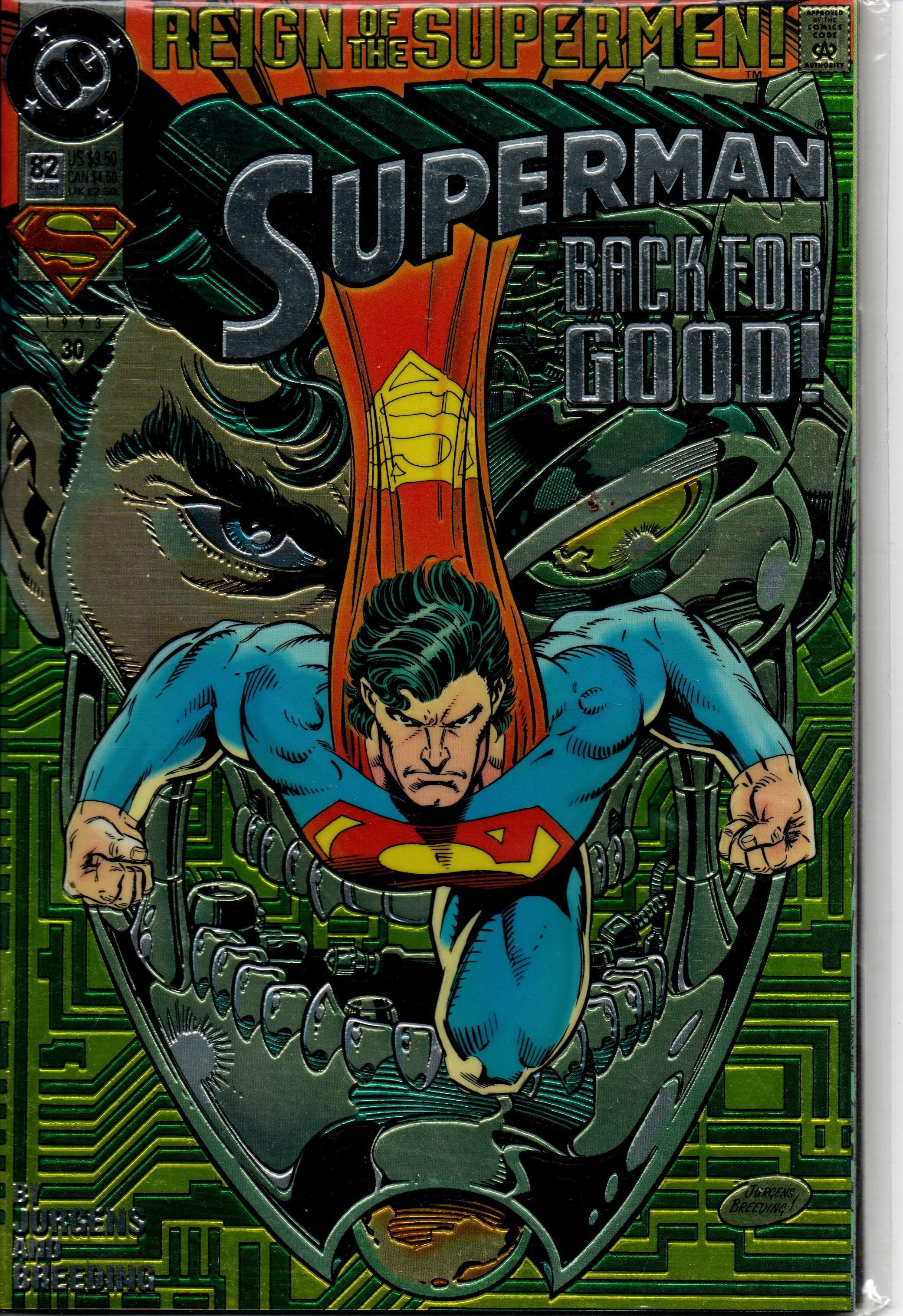 SUPERMAN #82A (2ND SERIES 1987) OCT 1993 - CNL.NY