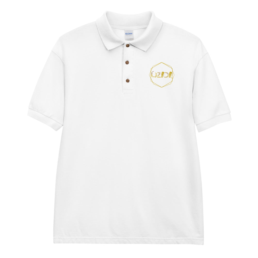 OZIDI "Golden" Embroidered Polo Shirt