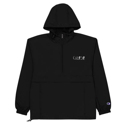 OZIDI Embroidered Champion Packable Jacket