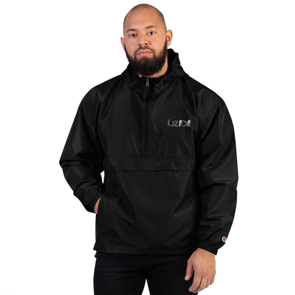 OZIDI Embroidered Champion Packable Jacket