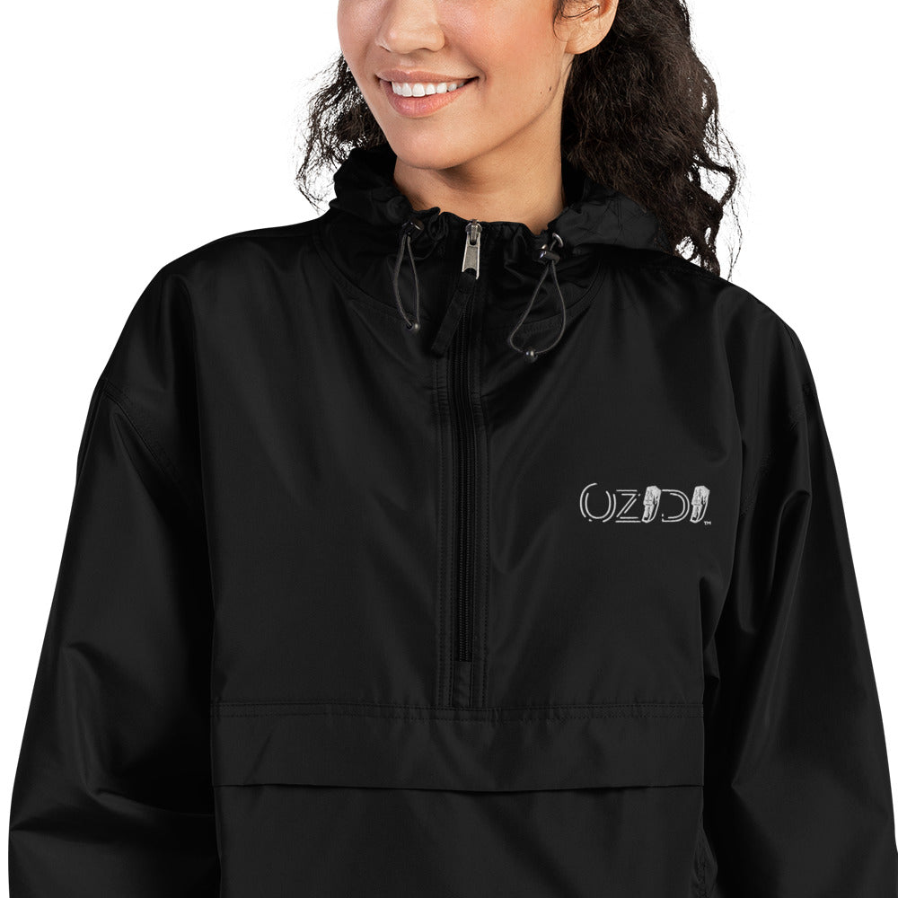 OZIDI Embroidered Champion Packable Jacket