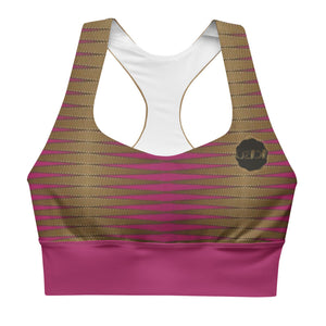 OZIDI "Nkrumah's Pencil" Longline sports bra