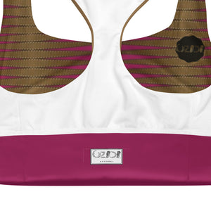 OZIDI "Nkrumah's Pencil" Longline sports bra