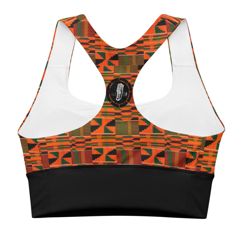 OZIDI "Kente" Longline sports bra
