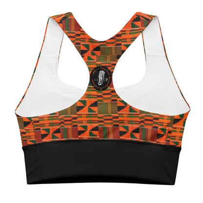 OZIDI "Kente" Longline sports bra