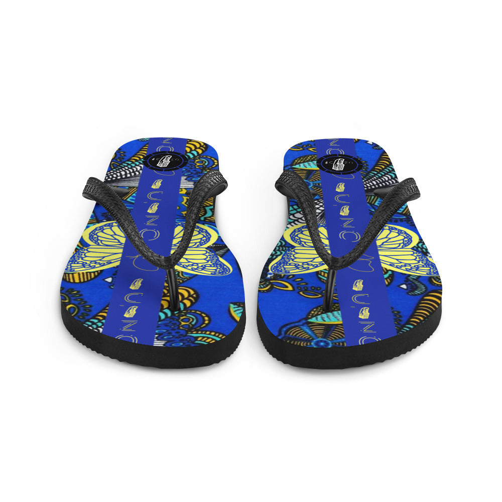 OZIDI "tribal Butterfly" Flip-Flops