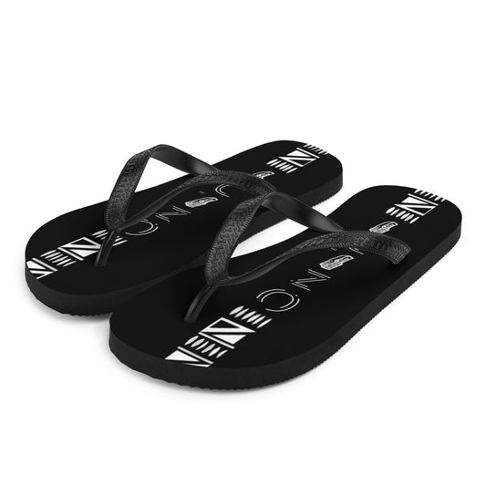 OZIDI "Tribal Black" Flip-Flops