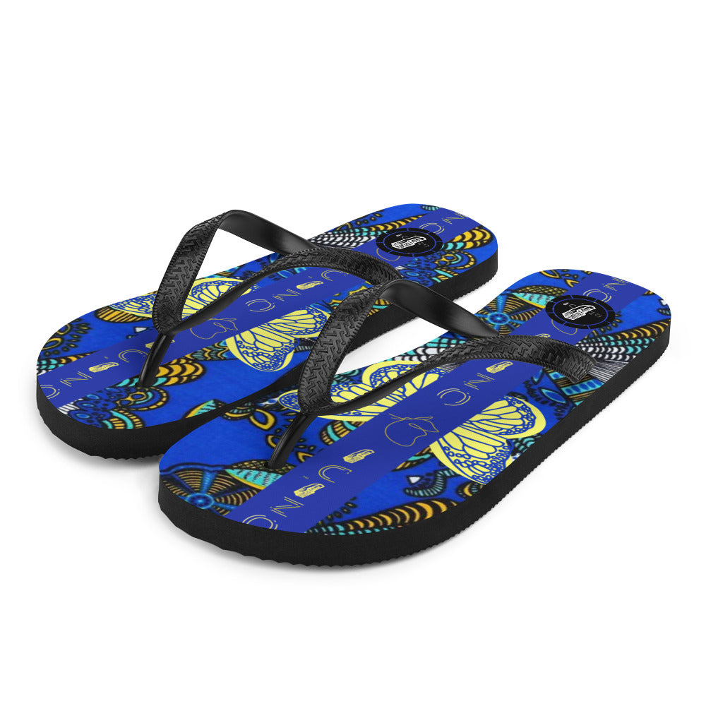 OZIDI "tribal Butterfly" Flip-Flops