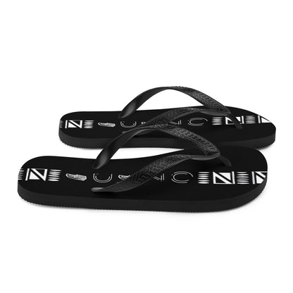 OZIDI "Tribal Black" Flip-Flops