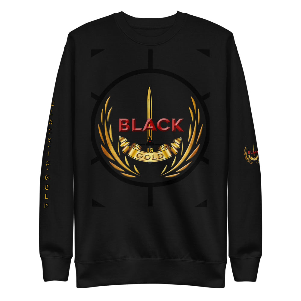 OZIDI "Black is Gold" Unisex Fleece Pullover