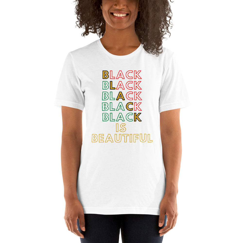 OZIDI "Black Is Beautiful" Short Sleeve Tee