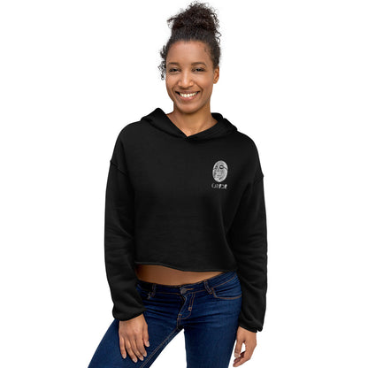 OZIDI "The Spirit" Embroidered Crop Hoodie